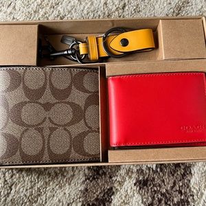 Coach Mens wallet gift set